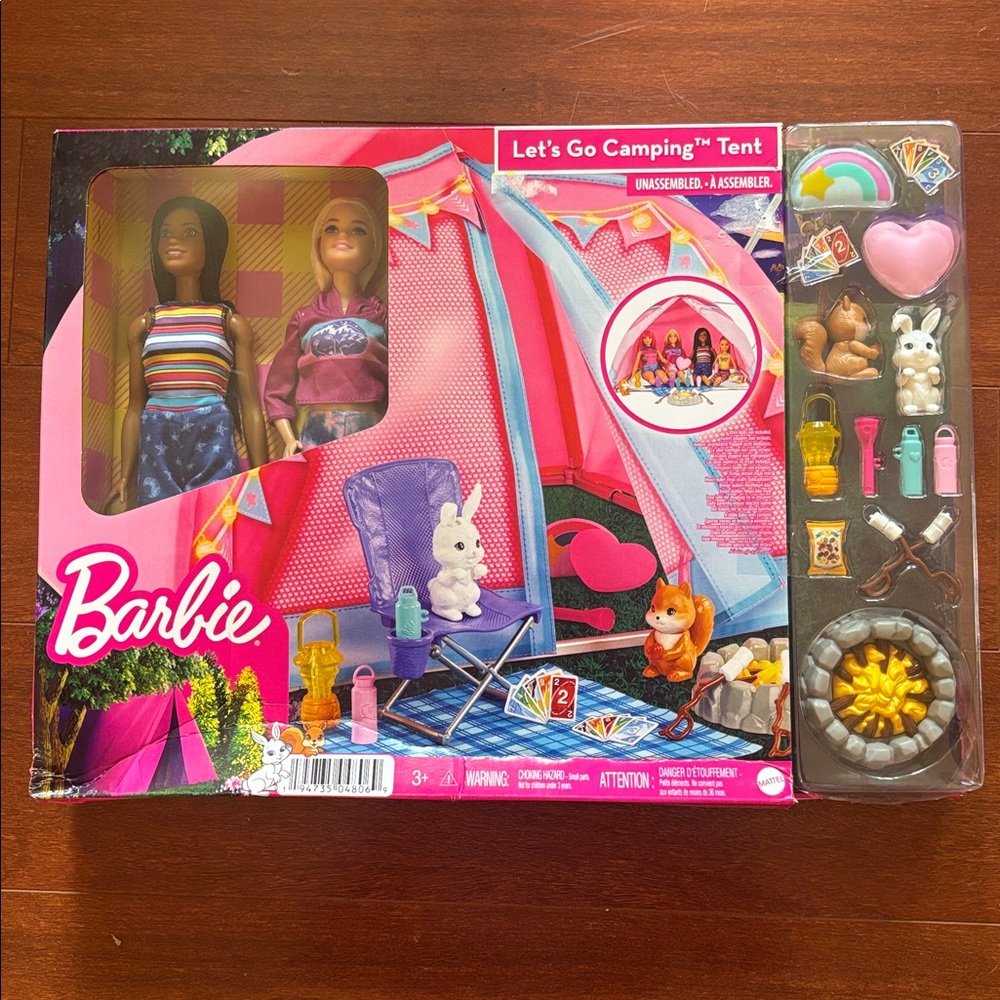 New Barbie Let’s go Camping set
